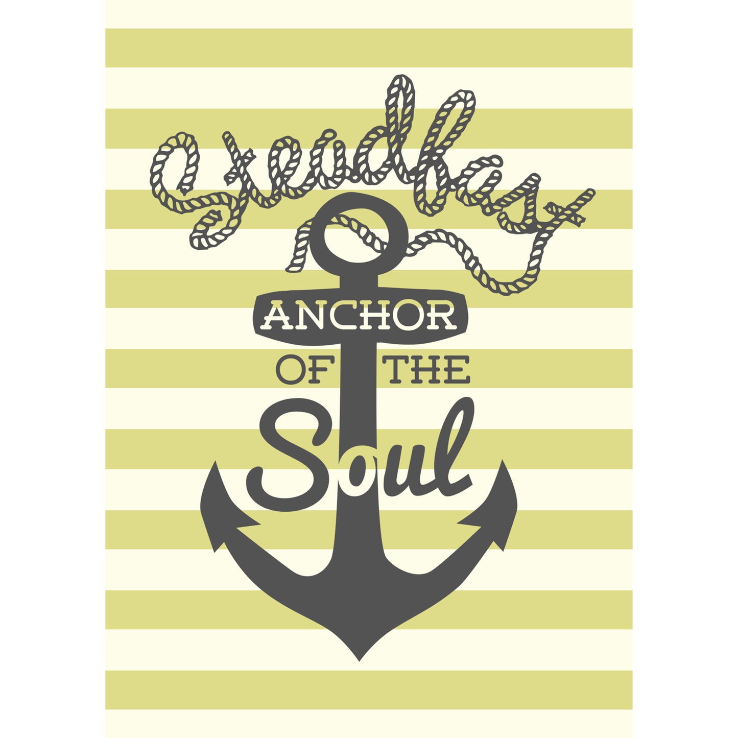 Steadfast Anchor Print