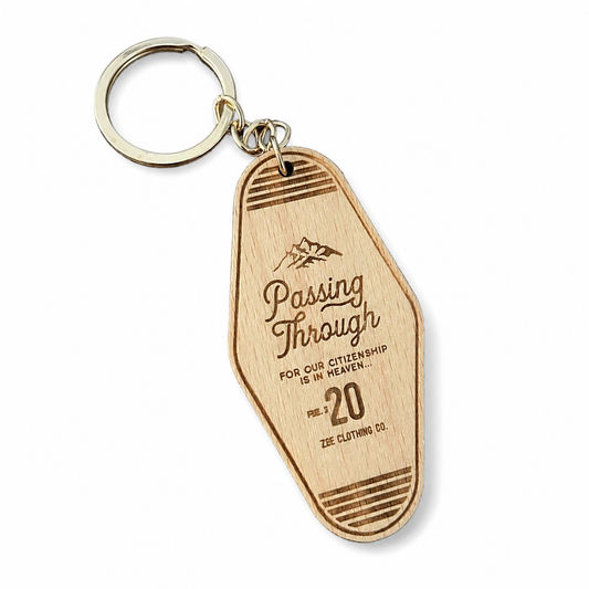 Wood Key Chain
